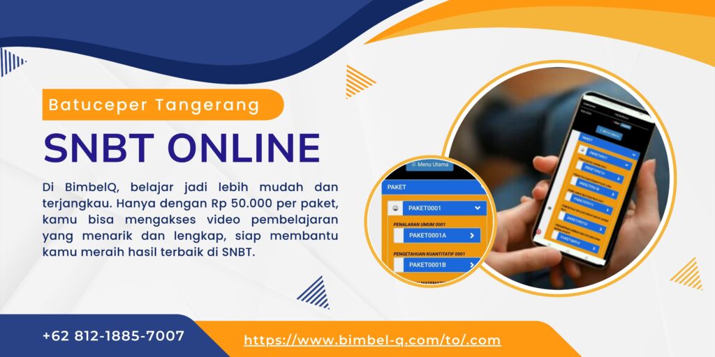 SNBT ONLINE BATUCEPER TANGERANG