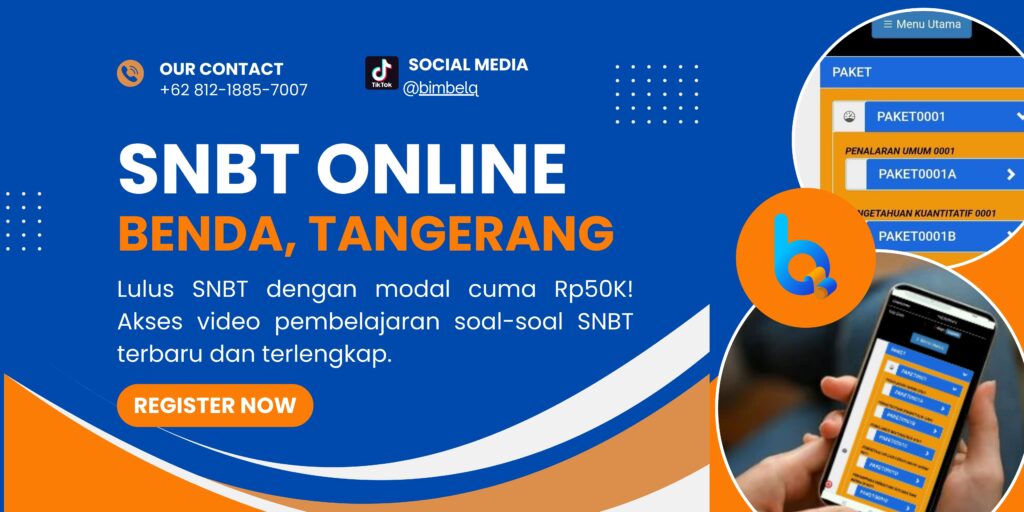 SNBT ONLINE BENDA TANGERANG