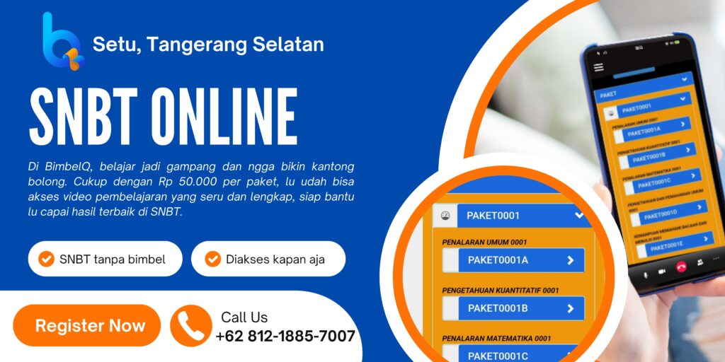 SNBT ONLINE SETU TANGSEL