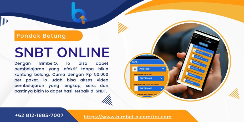 SNBT ONLINE PONDOK BETUNG